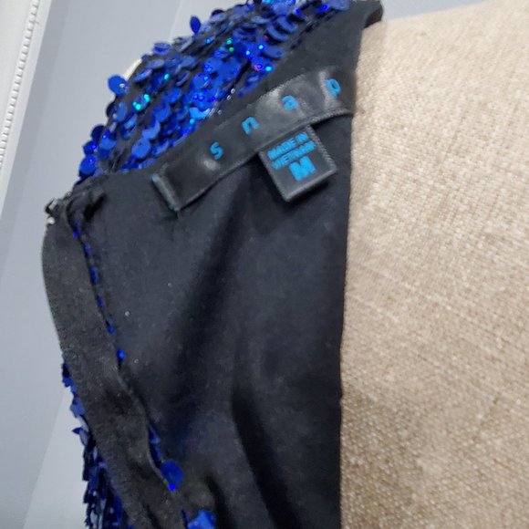 Blue Sequins Dress - Picture 5 of 5